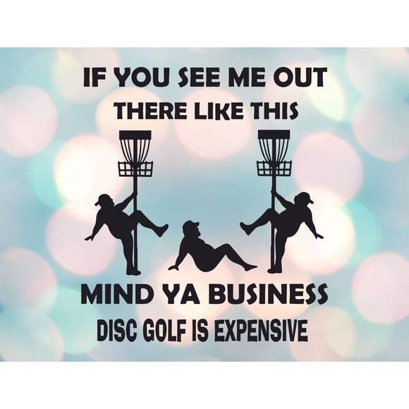 Disc Golf Funny Stripper Man BUBBLES Mousepad Mouse Pad Computer Golf Gift - Picture 1 of 3